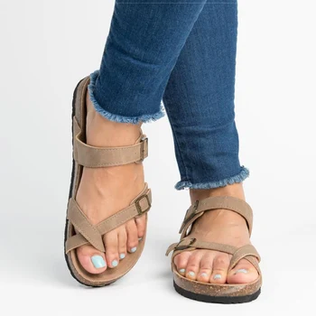 Femei Sandale Roma Stil Sandale De Vara Pentru 2020 Flip Flops Plus Dimensiune 35-43 Plat Sandale De Vara Beach Zapatos Mujer Pantofi Casual