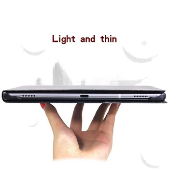 Caz pentru Huawei MediaPad M5/M5 Lite/M6/M1/M2/M3/M3 Lite de Înaltă Calitate Pu Piele Reglabil Dimensiune Comprimat Capac de Protecție