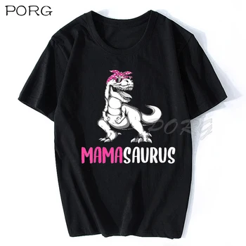 Mamasaurus T Rex Dinozaur Bărbați T-shirt Anime T Shirt pentru Bărbați Supradimensionate T-shirt Harajuku Îmbrăcăminte pentru Bărbați T-shirt Om de Vară Kawaii