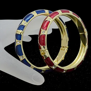 Vivari Noua Bratara De Cupru Cu Colorat Rotund Elemente Geometrice Piatra De Cristal Elegant De Moda Brățară