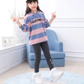 Fete Jambiere Pentru Copii De Înaltă Calitate Velet Cald Gros Toamna Iarna Pantaloni Fetita Haine Copii Coreeni Flori De Imprimare Pantaloni