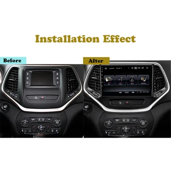 PEERCE Pentru Jeep Cherokee 5 KL - 2018 Radio Auto Android 10 AHD Video Multimedia Player Navigare stereo Nu 2din 2 din DVD