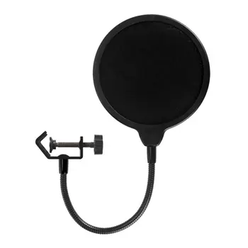 Pentru Yeti Dedicat Microfon Pop Filter Mare Dublu-Strat De Tip U De Înregistrare Microfon Cu Anti-Spray Spray De Rețea