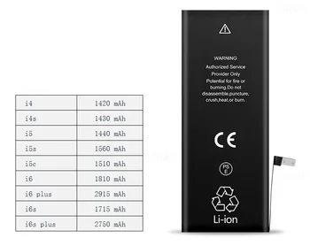 10buc/lot Capacitatea Reală China bord de Protecție 1810mAh 3.7 V Baterie pentru iPhone 6 6G zero, ciclul de înlocuire de piese de schimb 6G-O