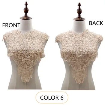 1BUC PENTRU 16 Culoare Nouă brodate solubil în apă rochie de dantelă accesorii DIY rochie de dantelă Dantelă Gât Vânzare Pentru 1 Buc