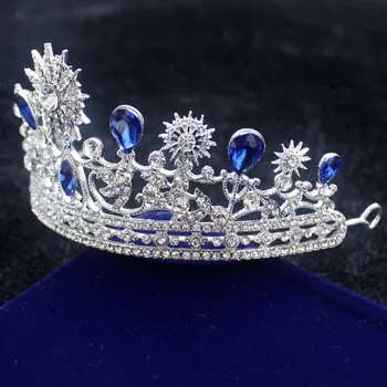 Vintage Baroc Diademe și Coroane Stras Benzi pentru Femei Mireasa Accesorii de Par de Nunta Princess Party Coroana, diadema