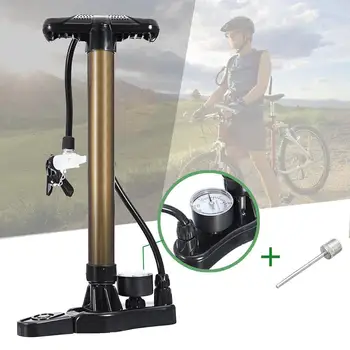 Portabil Biciclete MTB Baschet Fotbal Pompa de Aer Pneumatic cu Manometru-cu Manometru Multi-funcție de Biciclete Pompa de Mana