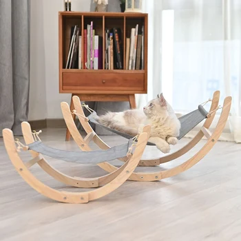 Cat Balansoar Pat Pisica animale de Companie Hamac Rulare Cradle Swing Jucărie de Mic Copil Pisică Pisică Pisoi TT-cel mai bun