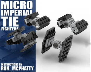 Interstelar mici particule bloc MOC planeta Mini Imperiu TIE fighter Mini-asamblare DIY jucărie pentru copii model Baiat Cadou