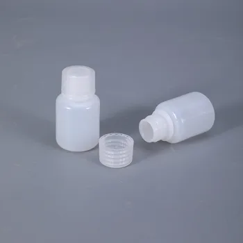 25ML HDPE Reîncărcabile Sticla cu Capac translucid reactiv lichid recipient mic gura etans sticlele de Calitate Alimentară 10BUC