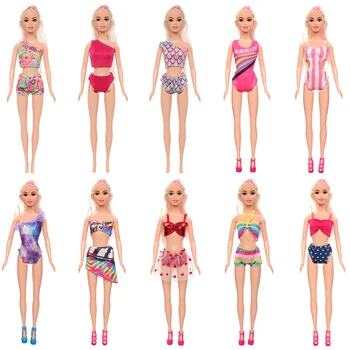 42 buc Moda Haine de Vară Mare de Accesorii pentru Barbie si Ken costume de Baie, Pantofi de Înot Inel Pantofi de BRICOLAJ, Jucarii Copii