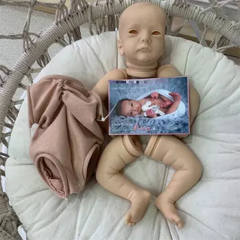 19Inch Renăscut Kit Cu COA Ana Creatived DIY Copil Nou-născut Neterminate Renăscut Papusa Baby Kit de Piese