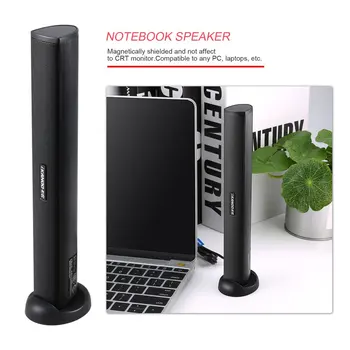 Mini Portabil USB 2.0 Stick Soundbar Difuzor Subwoofer Difuzor Notebook Speaker Pentru Laptop, Tablet PC Picătură de Transport maritim