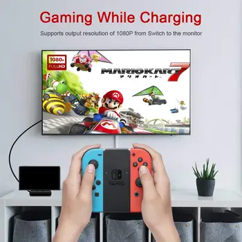 2021enhanced versiune，TV Stație de Andocare pentru Nintendo Comutator, TELEVIZOR Portabil, Stație de Andocare pentru Oficial Nintendo Switch(Comutator doc)