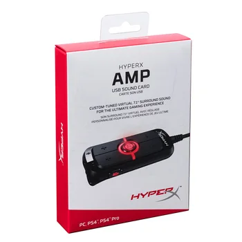 Kingston HyperX AMP Virtual 7.1 surround virtual joc de sunet placa de sunet de la distanță de control built-in DPS placa de sunet
