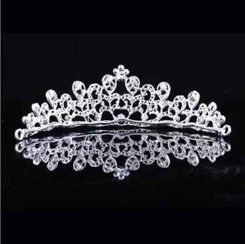 2020 Noua Moda stil Baroc Cristal Simplu Coroana de Mireasă Diademe de Aur de Lumină Diadema Diademe pentru Femei, Mireasa, Nunta Accesorii de Par