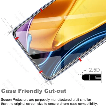 4buc original 9d premium ecran protector temperat glas telefon acoperă pentru xiaomi poxo poko puțin poco x3 nfc m3 f2 f3 pro f1 caz
