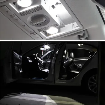 2 BUC T10 W5W LED Lumini Auto 3030 SMD Citit Bec 3D Ceramic Lățime ușor de Citit Lampa Interior Auto Accesorii Auto Decor
