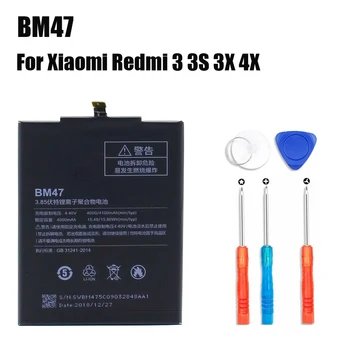 Acumulatorul Original Pentru Xiaomi MI 5 Baterii BM45 BM47 BN43 BM22 BN41 Baterie Pentru Xiaomi Redmi 3 3 3X 4 Nota 2 Nota 4 Nota 4X