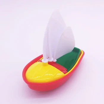 3Pcs Baie Barcă de Jucărie din Plastic Panza Jucării Cadă Barca de Navigatie Jucării pentru Copii (Multicolor Mici+Mijloc+Dimensiuni Mari)