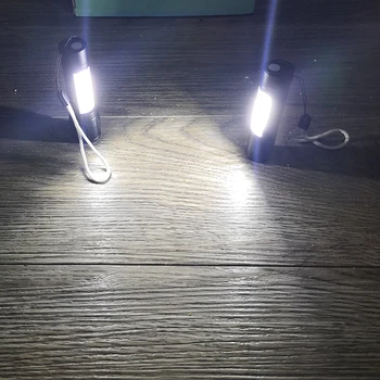 LED Mini Lanterna de Lucru Portabil cu Lanterna în aer Liber rezistent la apa Baterie Built-in USB Reîncărcabilă Drumetii, Camping Lanterne de Reparare