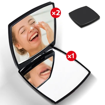 Buzunar Oglindă de Machiaj Dublu Partea Oglindă Cosmetică Mini Compact Vanitatea Oglinzi Rabatabile Oglinda pentru cadou