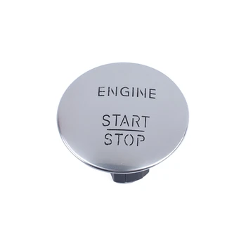 Keyless Go Start Stop Buton de Aprindere a Motorului Comutator de Argint pentru Mercedes-Benz W164 W205 W221 W176 W166 2215450714