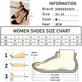 2021 Femei Zip Sandale de Vara Femei de Cristal Toc Subțire de Mare Plus Dimensiune 43 Femei Turma Pompe de Femei Încălțăminte Femei Pantofi de Partid