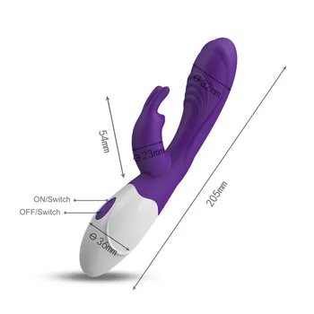 10 Viteze Reîncărcabilă G spot Vibratoare Rabbit Jucarii Sexuale Pentru Femei Vibrador Stimulator Clitoris Vibromasseur Masaj Sexy Jucărie