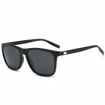 Cadru pătrat Polarizat ochelari de Soare Barbati Supradimensionate Oglindă de Conducere de Sticlă Soare Oculos De Sol Driver Ochelari de protecție ochelari UV400