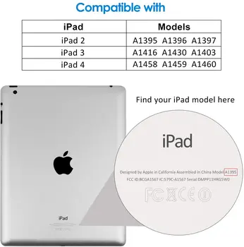 9H Duritate Sticla pentru Apple IPad 2/iPad 3/iPad 4 Film Protector de 9.7 Inch Anti Scratch HD Clear Screen Protector