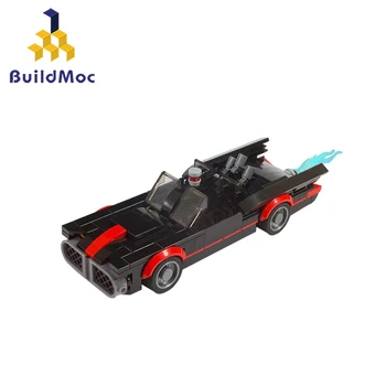 BuildMoc Decool 7105 7116 Tehnice Mașină De Film Cifrele De Acțiune Batpods Batmobilele Set De Blocuri De Constructii Pentru Copii Jucarii Cadouri De Craciun