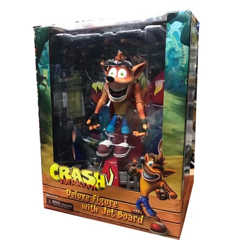 NECA Deluxe Joc Crash Bandicoot cu Jet de Bord PVC figurina de Colectie Pentru Copii Jucarii si Cadouri Brinquedos