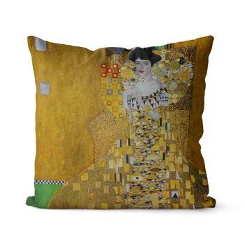 Oferta speciala de promovare Gustav Klimt Stil Arunca Pernă Perna Pătrat Acoperi Cadou Personalizat 45x45cm