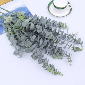 1 buc Frunze de Eucalipt Plante Artificiale Petrecere de Nunta Aranjament de Flori Decor DIY
