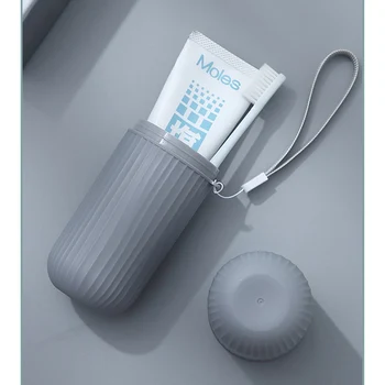 1 BUC de Călătorie Portabil Periuta de dinti Cutie de Pasta de dinti de Stocare de Caz Mini Cosmetice Periuta de dinti Cutie de uz Casnic Baie Periuta de dinti Organizator