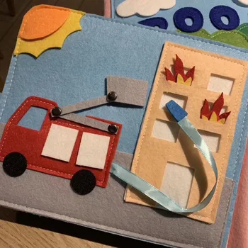Curcubeu 3D Moale Cărți pentru Copii Atingeți și Simt Pânză de Carte, 3D Cărți Tesatura de Activitate pentru Copii /Copilul, de Învățare pentru Senzoriale Carte