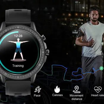 S02 Bărbați Femei Ceas Inteligent 1.3 Inch Touch Screen Full Tensiunii Arteriale Monitorizarea ritmului Cardiac IP67 rezistent la apa Sport Tracker de Fitness