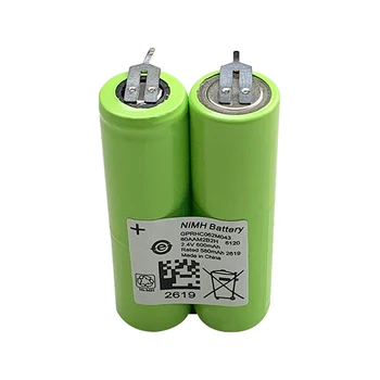 Aparat de Ras Electric Baterie GPRHC062M043 60AAM2B2H 6120 Walkie-talkie Jucării Acumulator 2.4 V 600mAh Ni-MH Baterie Reîncărcabilă