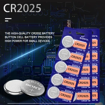 1buc Pentru sony CR2025 Baterie de Litiu de 3V Original CR2025 2025 butonul de celule monedă baterii Pentru Ceas de Control de la Distanță Calculator