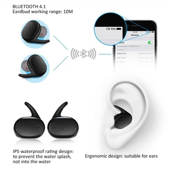 Y30 TWS Wireless Blutooth 5.0 Căști de Anulare a Zgomotului Căști Stereo 3D Muzică de Sunet În ureche Căști pentru Telefonul Mobil Android IOS