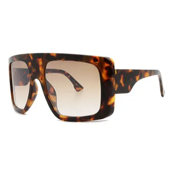 2020 noua moda mare cadru pătrat ochelari de soare femei barbati Retro design de brand gradient de ochelari de soare oglinda gri ochelari De Oculos