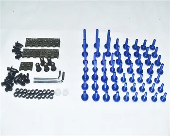 CNC Complet Carenaj Șuruburile de Caroserie Șuruburi Nuci Kit Pentru a se Potrivi Aprilia GPR125 RS125 RSV4 DAE RF RSV1000R