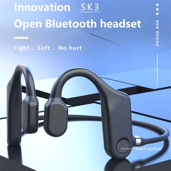 Sk3 Conducție Osoasă Căști Fără Fir, Căști Bluetooth5.1 set de Căști Stereo pentru Căști Auriculare Sport căști handsfree
