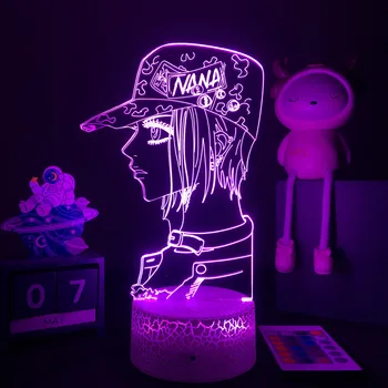 Anime-ul japonez Nana Osaki 3D LED Lampa pentru Decor Dormitor Fete Cool Cadou de Ziua NANA Figura Veioza Dropshipping