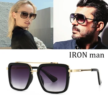 2020 Nou Mach Stil Lux Marca IRON man ochelari de Soare Moda Retro 006 Stil Piața aviației ochelari de Soare UV400 Oculos De Sol