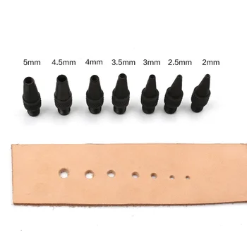 Piele Pumn Gaura de Tăiere Instrumente de Lucru Ceas Benzi Curele Panza Hârtie Plastic Rotund Gol Instrument 2.0/2.5/3.0/3.5/4.0/4.5/5.0 mm