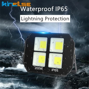 În aer liber de Inundații LED Lumină COB rezistent la apa IP65 Portabil 50/100/500W Proiector Lampa de Gradina Camping Park Munca Inundații Corpuri de Iluminat