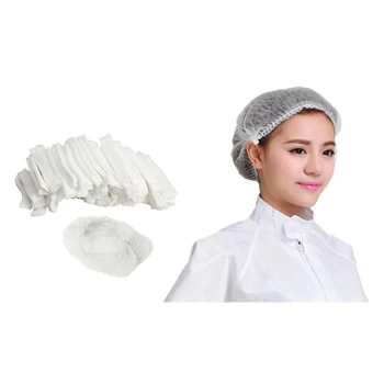 100x materiale Nețesute de Păr Capace elastice capacele de protecție sunt realizate din plastic de înaltă calitate