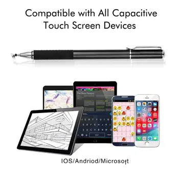 2 buc/Set Universal Stylus Pix Multifuncțional Ecran Touch Pen Capacitiv Stilou Pentru iPad, iPhone, Samsung, Xiaomi, Huawei Tablete